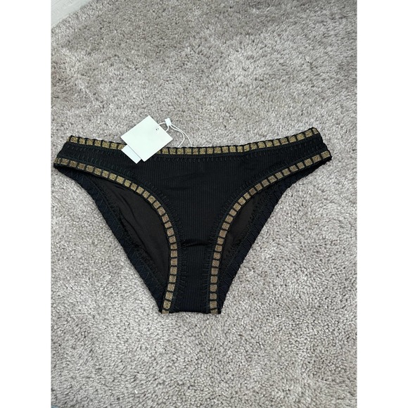 PLATINUM INSPIRED BY SOLANGE FERRARINI Crochet-trim Scoop Swim Bikini Bo… - Picture 5 of 16